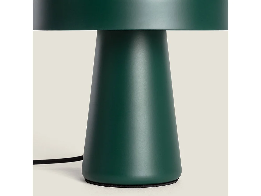 Sora - Lampe à poser champignon en métal - Vert