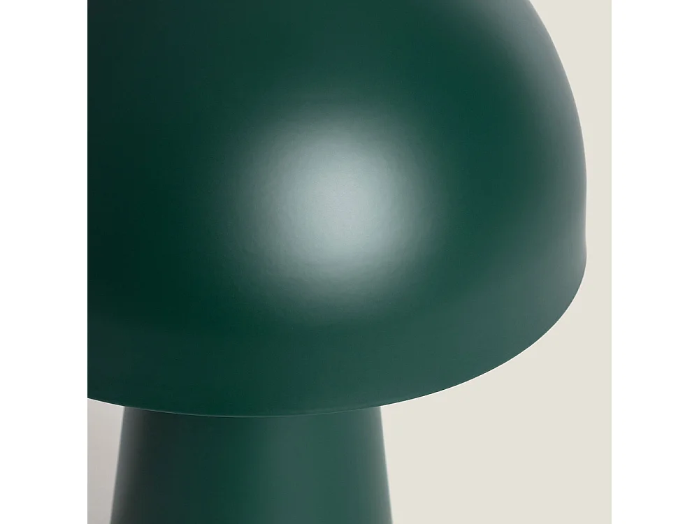 Sora - Lampe à poser champignon en métal - Vert