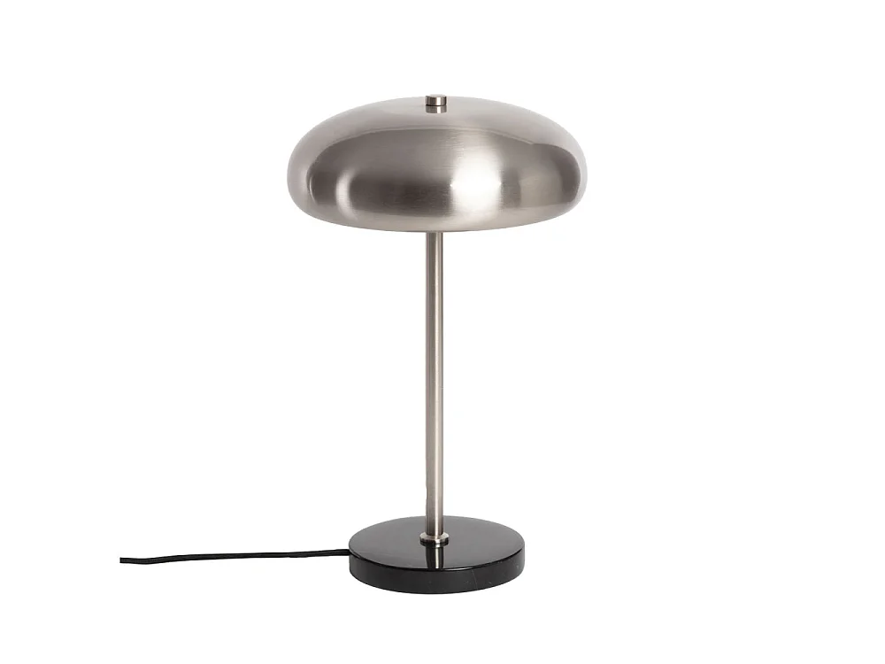 Nalo - Lampe à poser champignon - Chrome