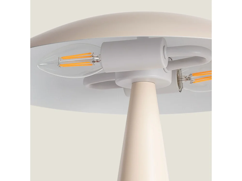 Ona - Lampe à poser en métal  - Écru
