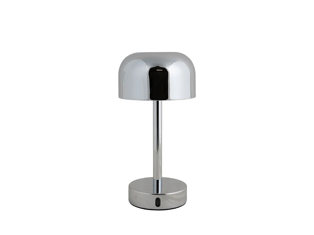 James - Lampe à poser LED sans fil rechargeable - Chrome