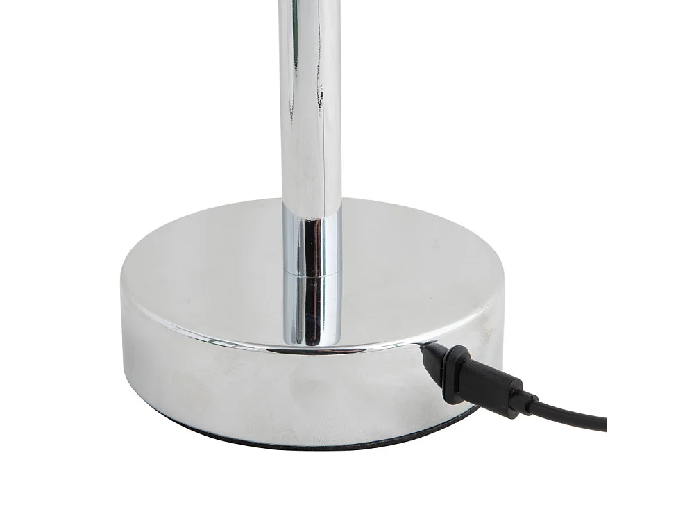 James - Lampe à poser LED sans fil rechargeable - Chrome