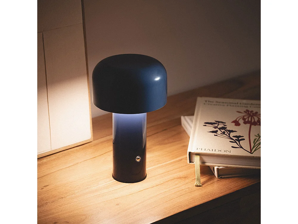 Zeno - Lampe à poser LED sans fil rechargeable - Bleu