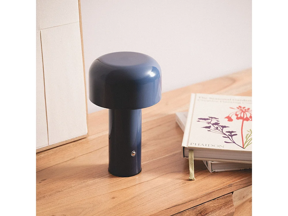 Zeno - Lampe à poser LED sans fil rechargeable - Bleu