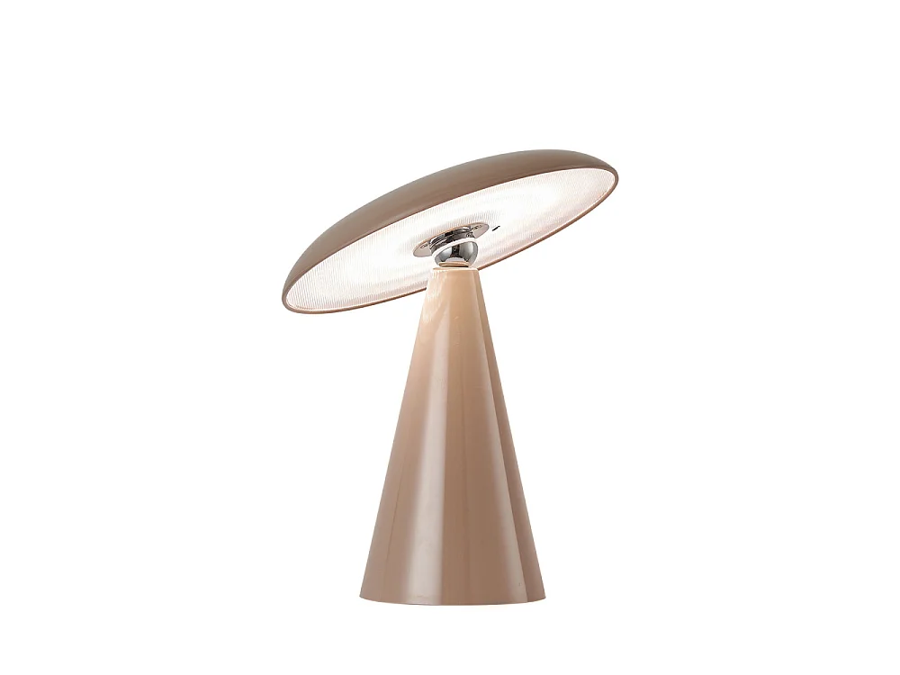 Phoebe - Lampe à poser LED sans fil rechargeable - Marron argile