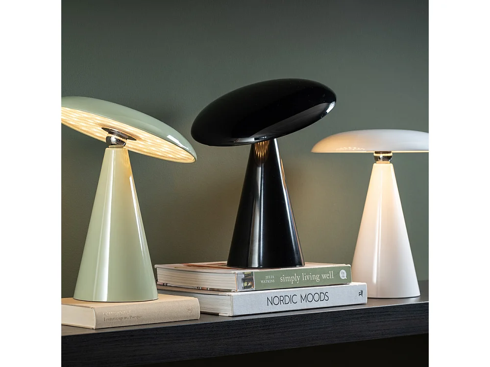 Phoebe - Lampe à poser LED sans fil rechargeable - Noir