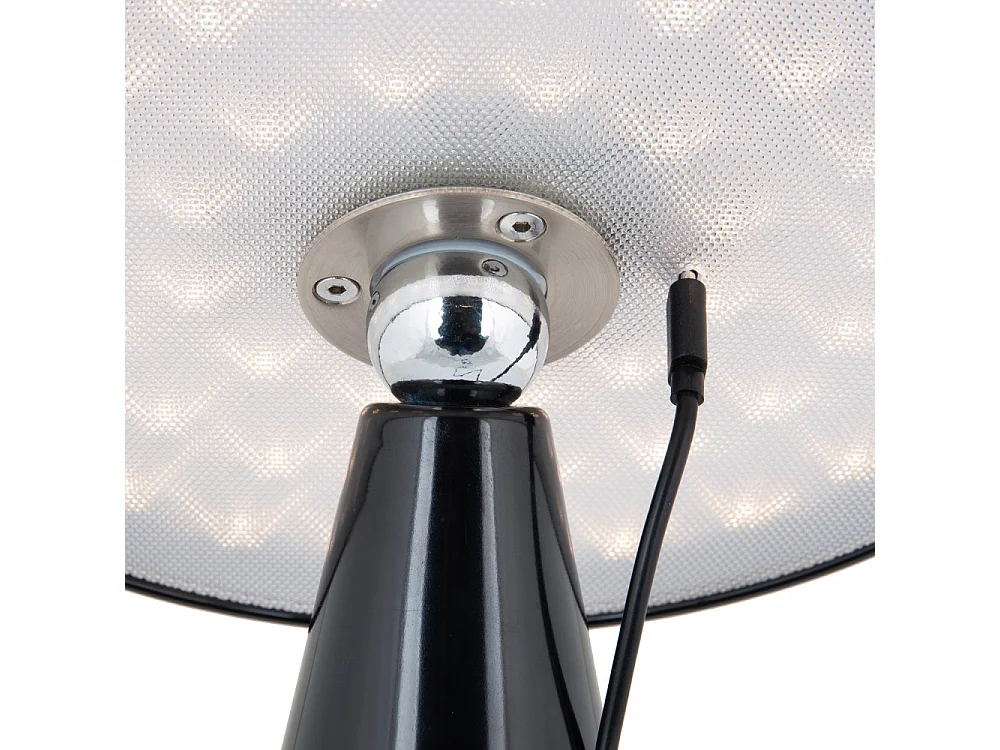 Phoebe - Lampe à poser LED sans fil rechargeable - Noir