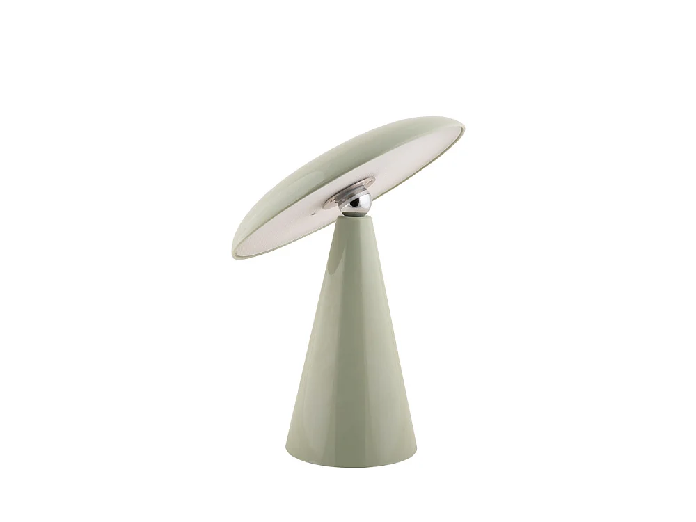 Phoebe - Lampe à poser LED sans fil rechargeable - Vert de gris