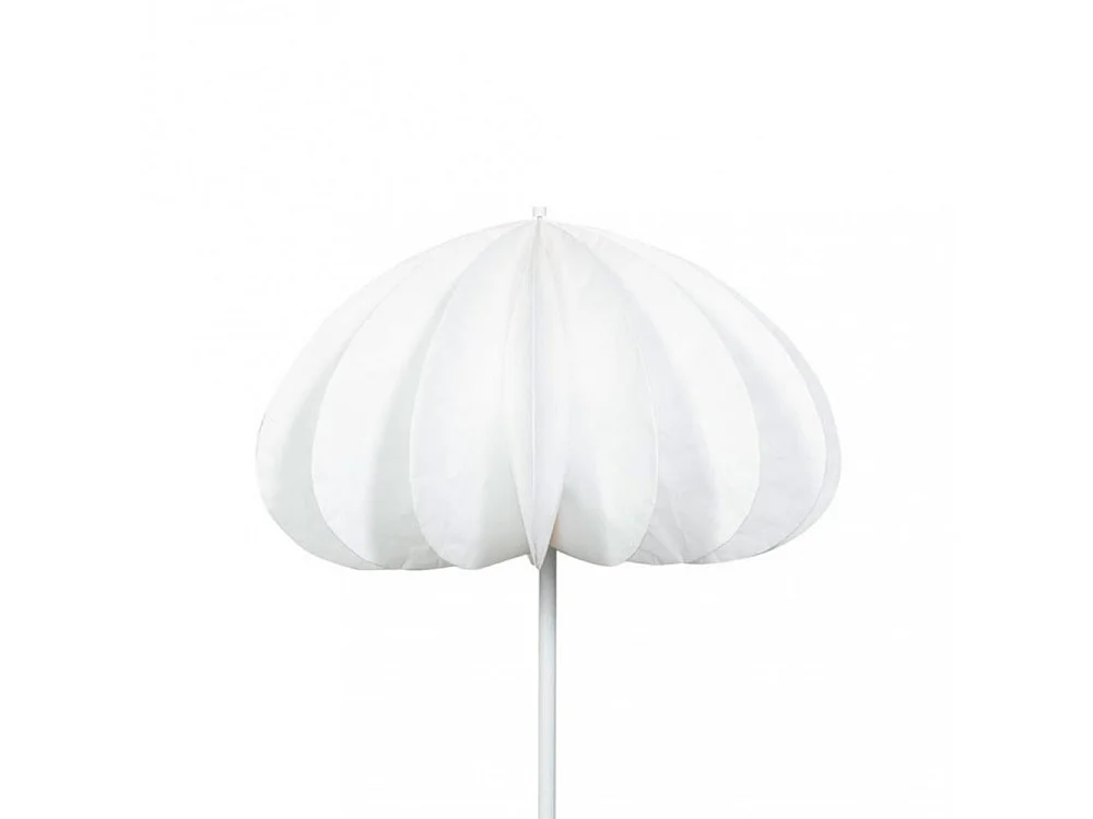 Dalia - Lampadaire en papier et métal H150cm - Blanc