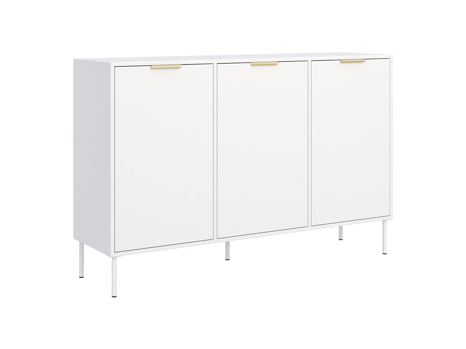 Buffet 3 portes – VENA – 150 cm – Blanc