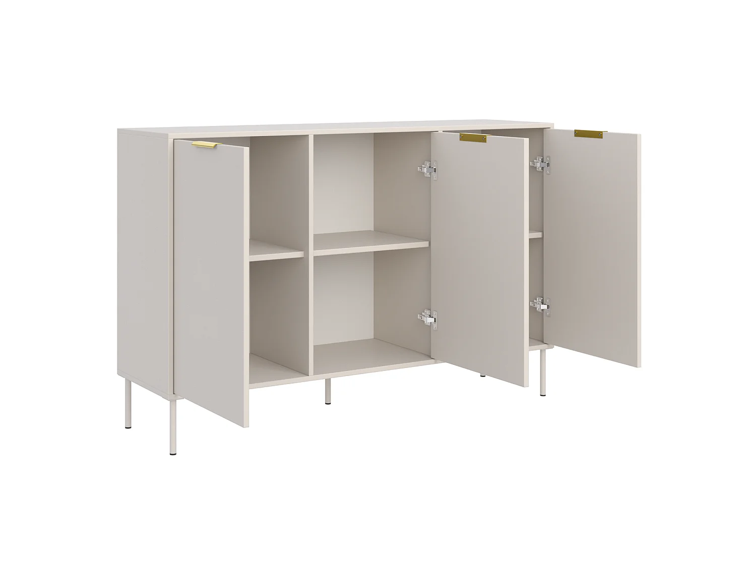 Buffet 3 portes – VENA – 150 cm – Cachemire