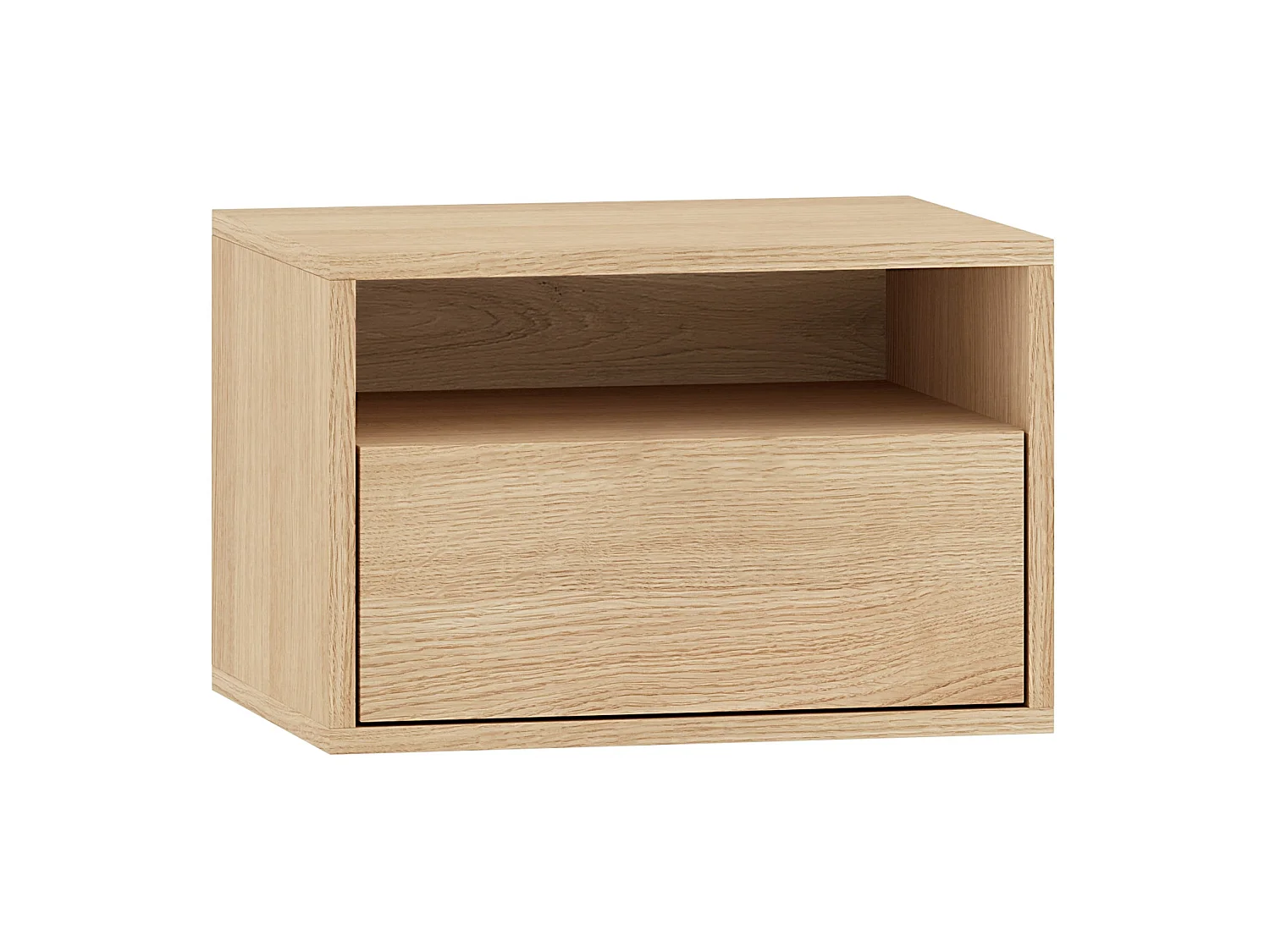 Nachttisch mit Schublade und Nische - 45 cm - Eiche Mavelie - HEGGERS