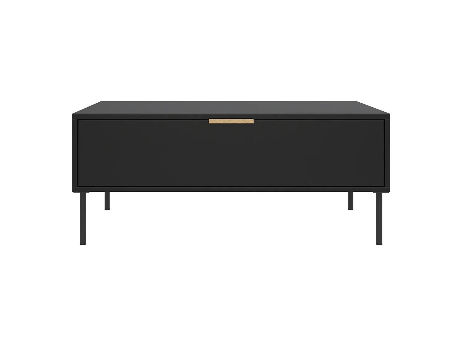 Table basse avec tiroir – noir – 100x50 cm – VENA