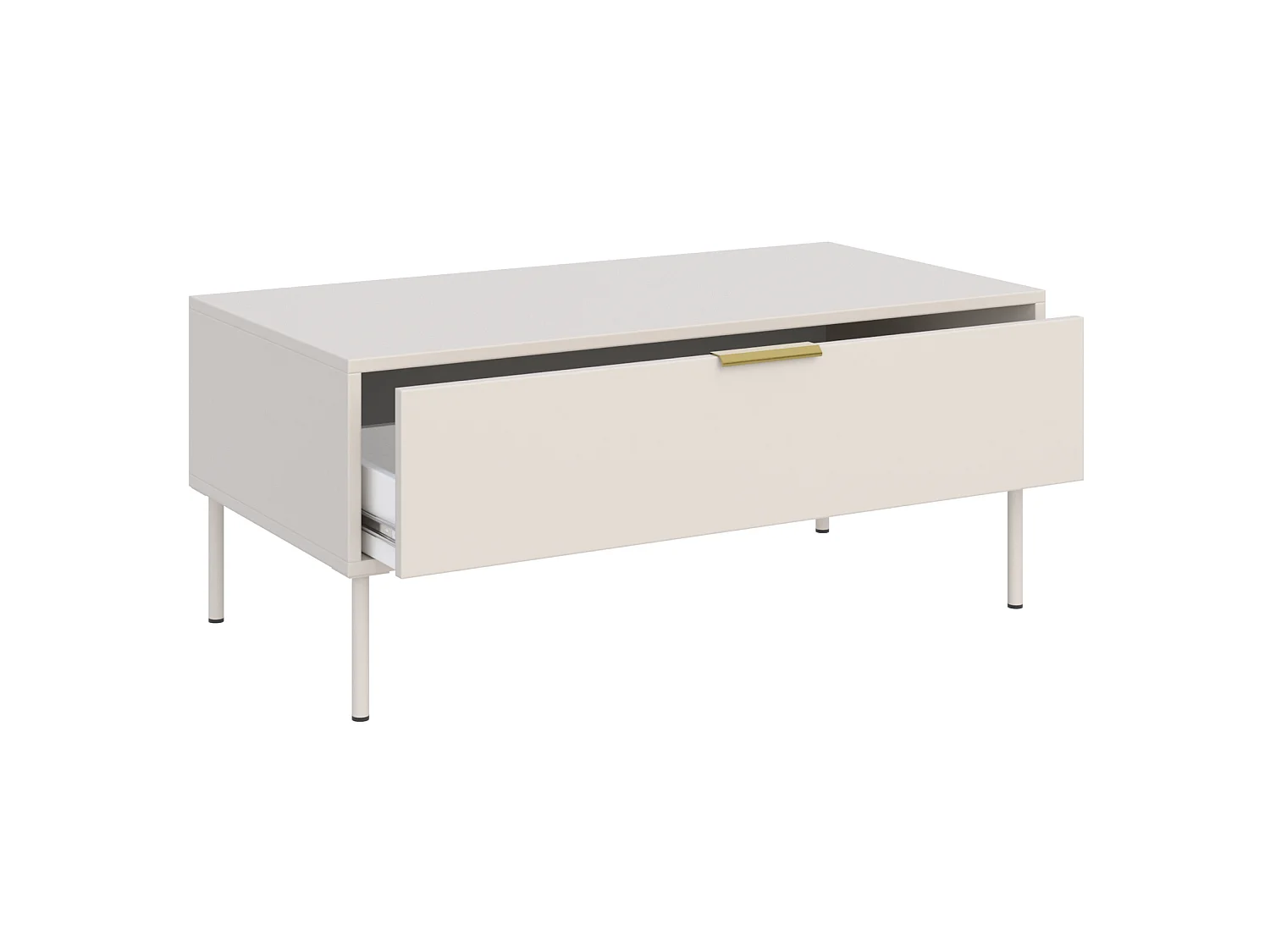 Table basse avec tiroir – cachemire – 100x50 cm – VENA