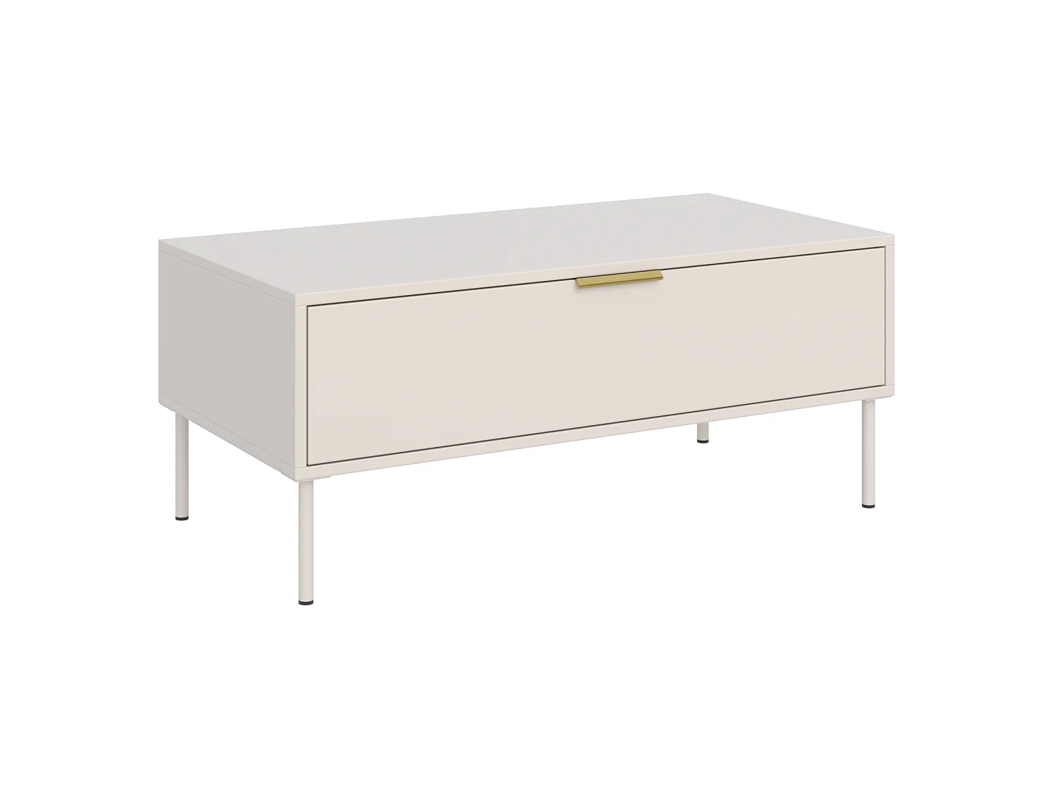 Table basse avec tiroir – cachemire – 100x50 cm – VENA