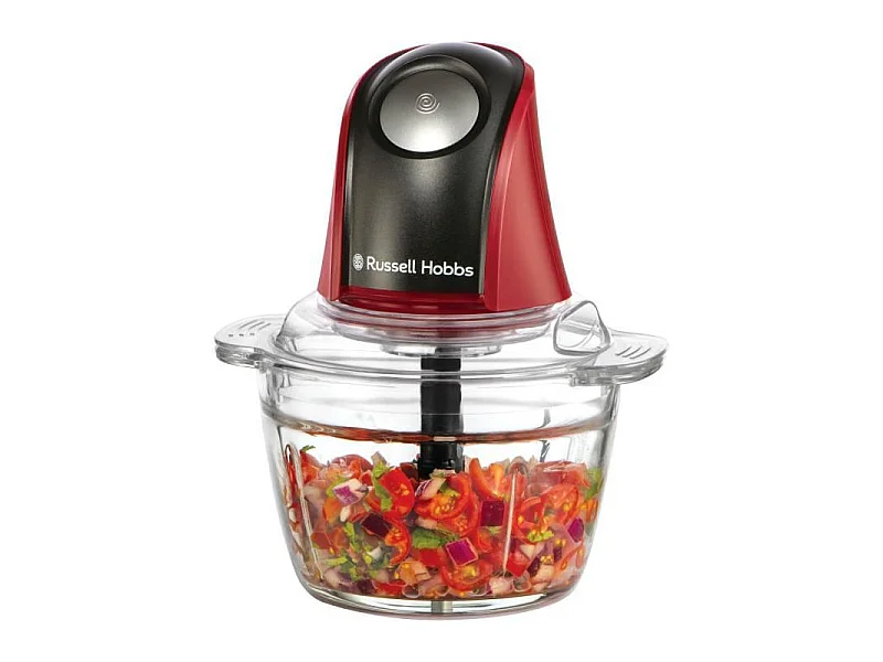 Russell Hobbs 27130-56 Desire Picadora Eléctrica Roja 0,5L 200W Negro, Rojo, Transparente