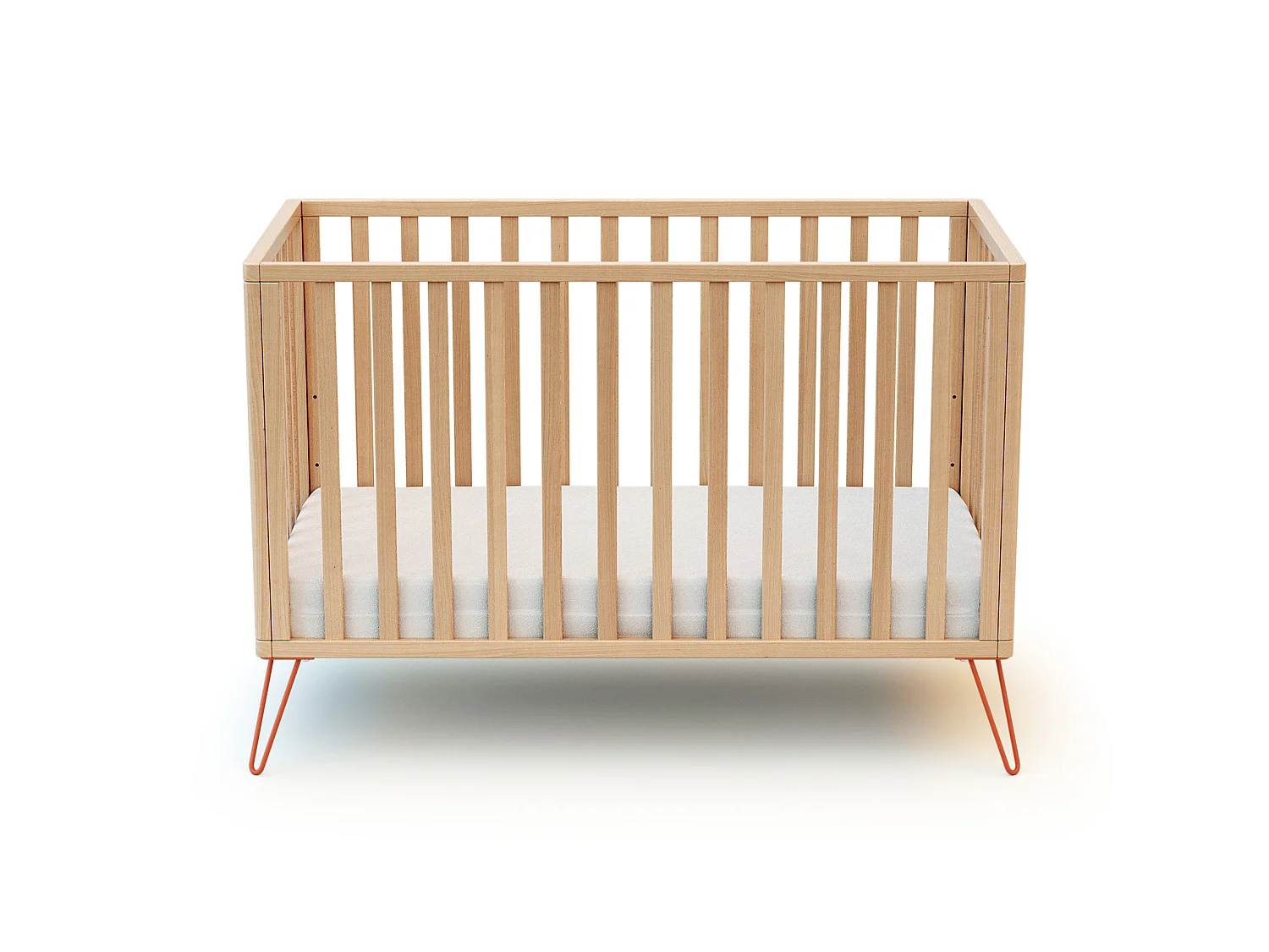 Lettino bambini ONLY legno - Terracotta