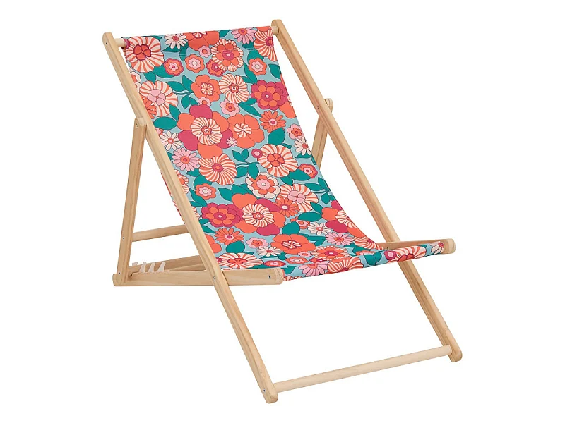 Chilienne Chachapop bois et toile multicolore Atmosphera
