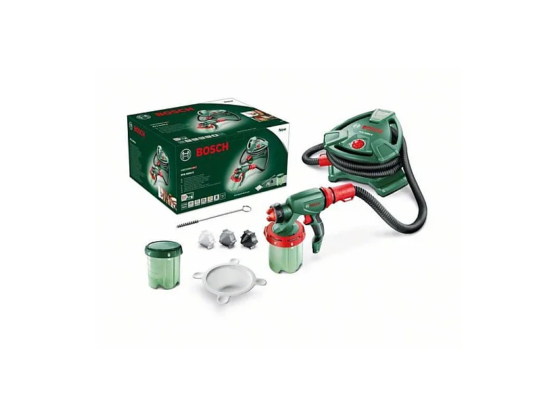 Pistolet à peinture BOSCH PFS 5000 E 1 200 W ALLPaint, 3 buses, vert