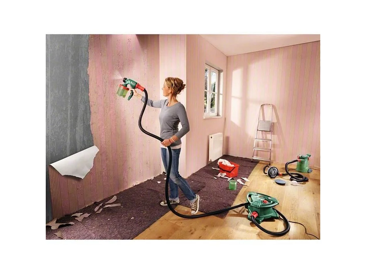 Pistolet à peinture BOSCH PFS 5000 E 1 200 W ALLPaint, 3 buses, vert