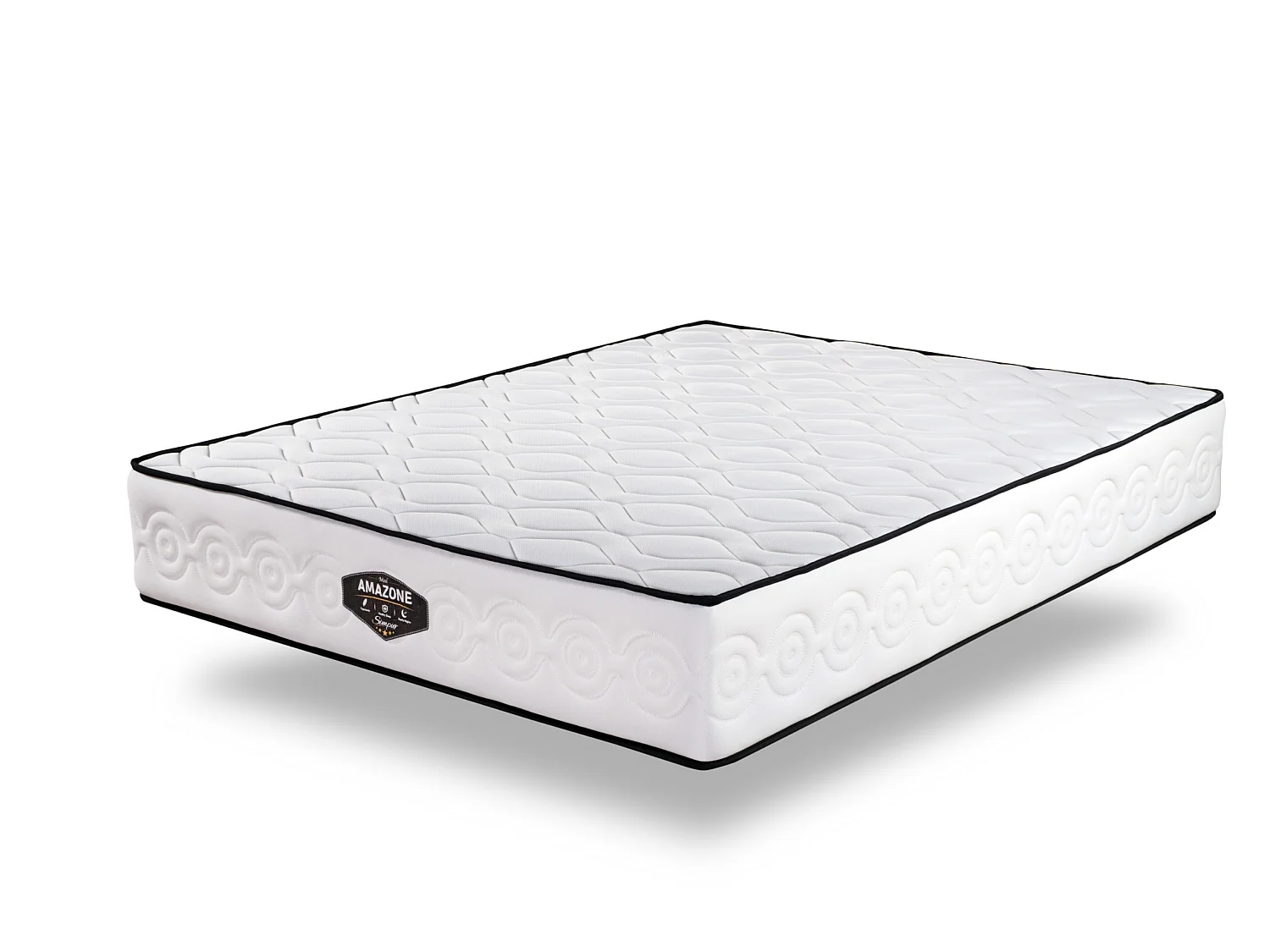 SIMPUR Matelas mousse à mémoire de forme AMAZONE 140x190 cm, hauteur +/- 25 cm