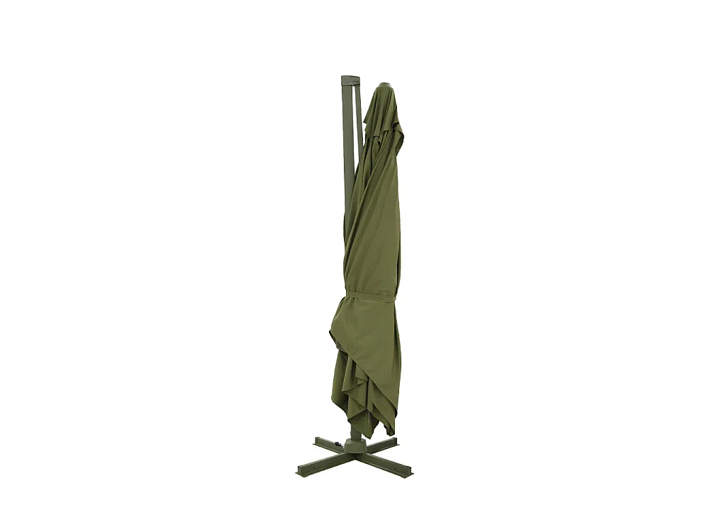 Veya - Parasol rectangulaire déporté en aluminium 3x4m - Vert olive