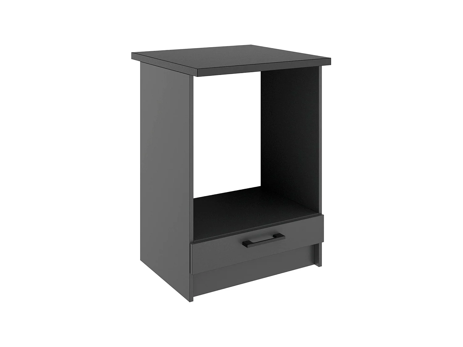 Módulo de cocina para horno kirsten y  negro y grafito para hogar moderno mueble de almacenaje  - Homekit