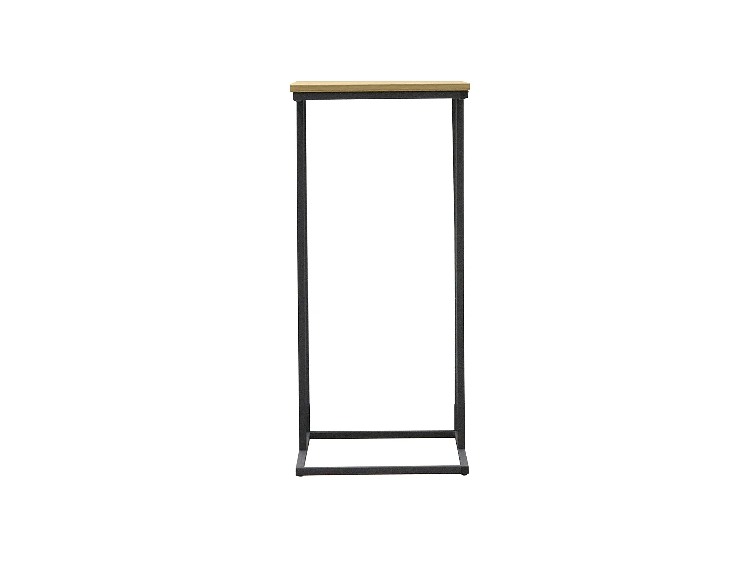 Mesa auxiliar Mara - Color Madera natural y negro - Homekit