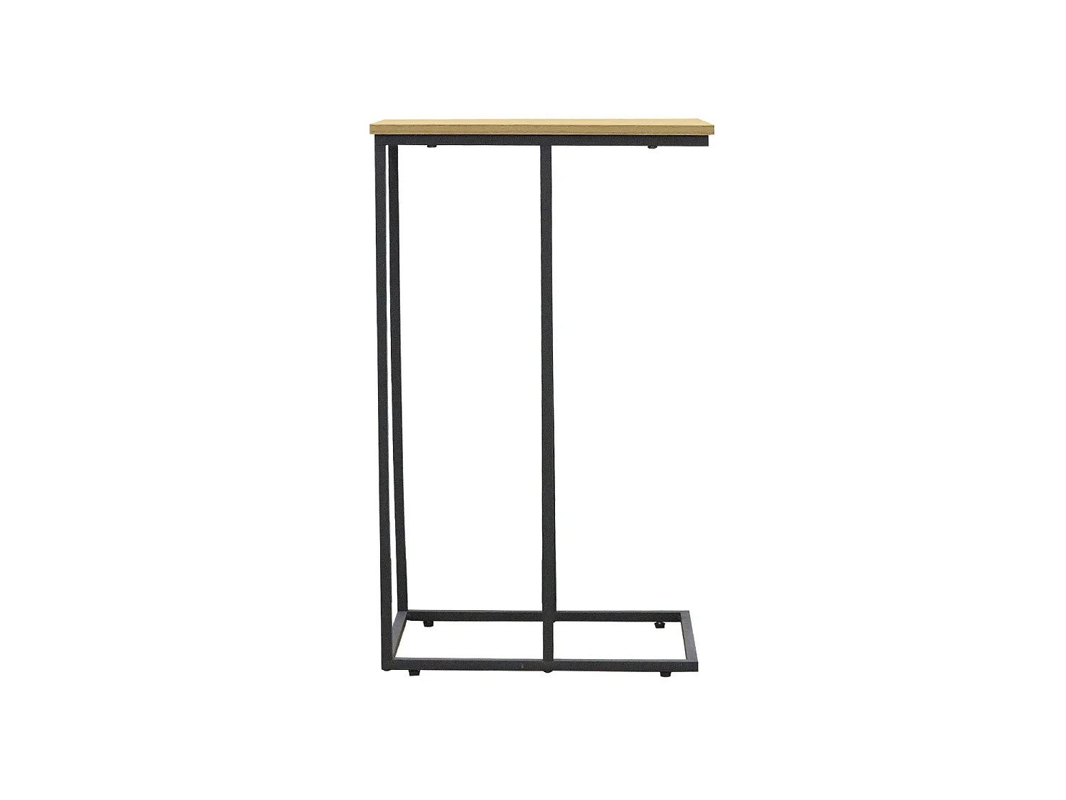 Mesa auxiliar Mara - Color Madera natural y negro - Homekit