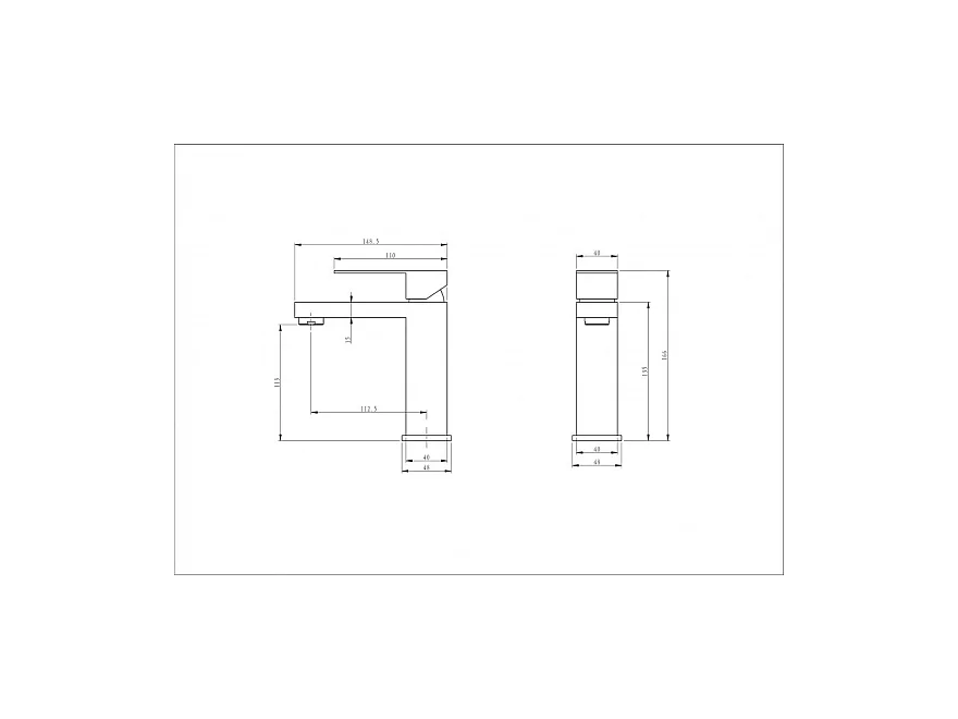 LuxuryBain- Mitigeur, robinet de lavabo pour salle de bain design et moderne doré