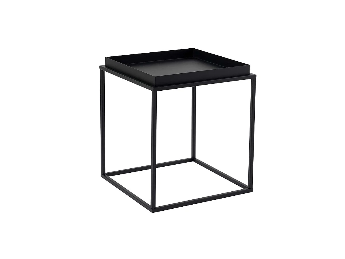 Mesa auxiliar katherine negro para hogar moderno mueble de almacenaje  - Homekit