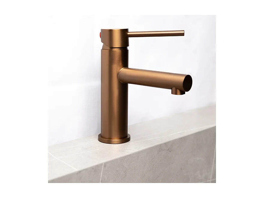 LuxuryBain, Robinet, mitigeur de lavabo design cuivré pour sallle de bain