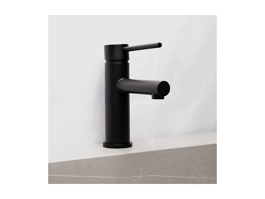 LuxuryBain, Robinet, mitigeur de lavabo design noir mat pour sallle de bain