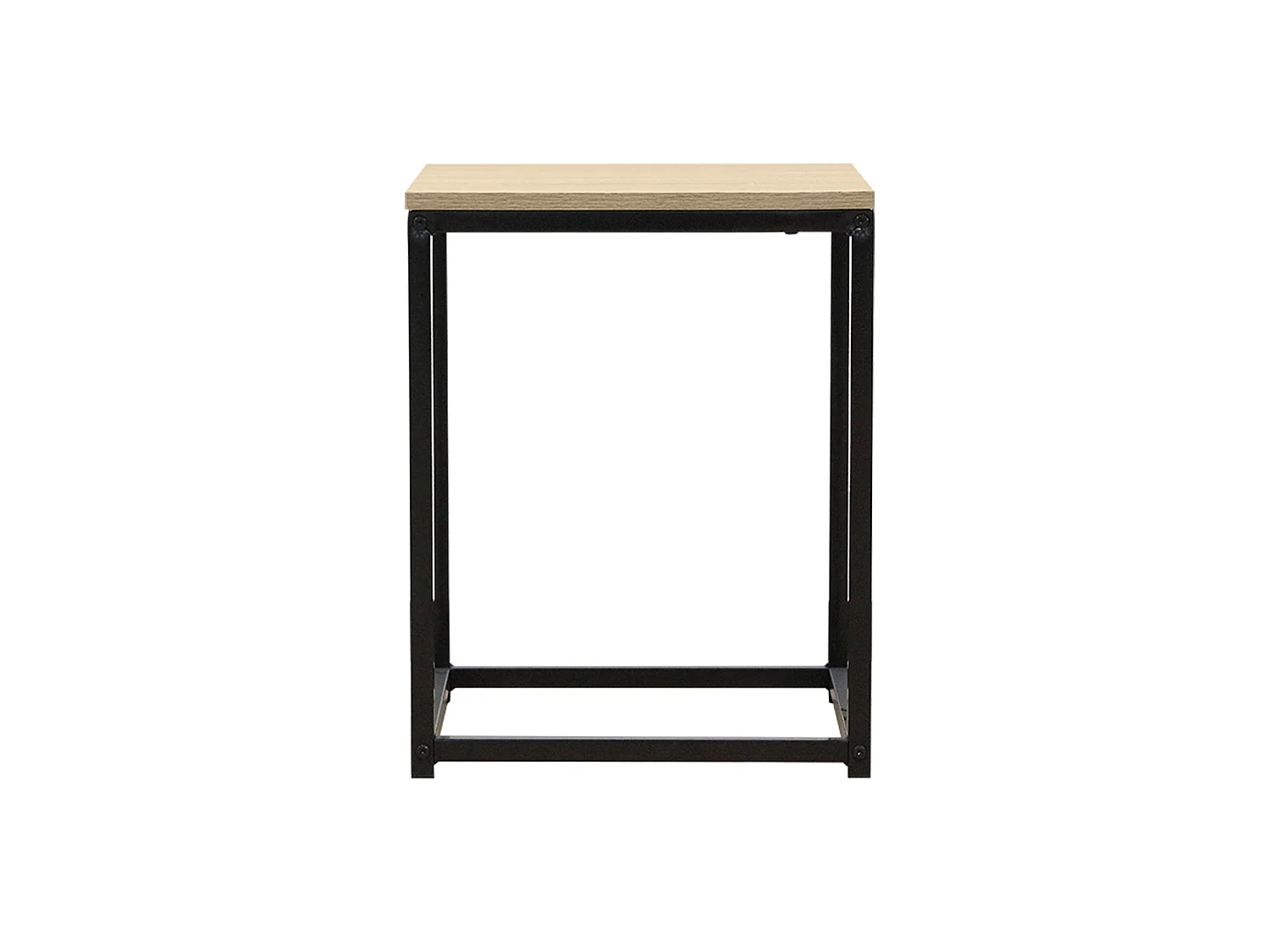 Mesa auxiliar Mindy - Color Madera natural y negro - Homekit