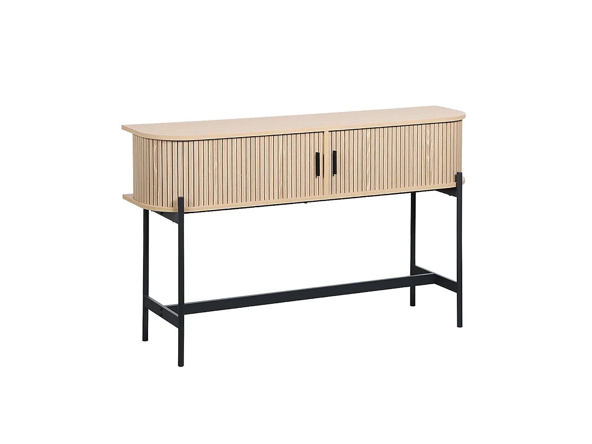 Consola Erma - Color Madera natural - Homekit