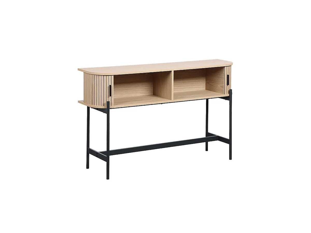 Consola Erma - Color Madera natural - Homekit