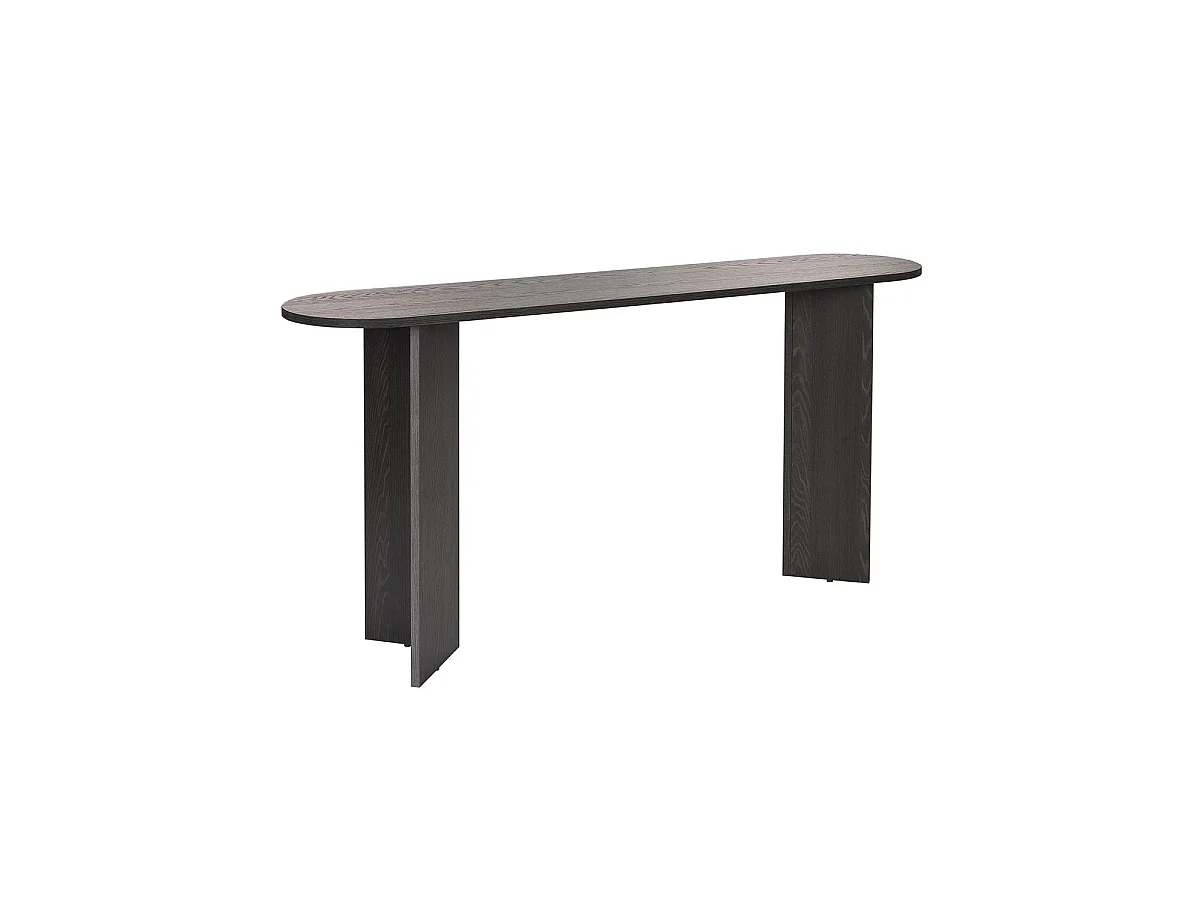 Consola recibidor elsie negro para recibidor o salón mueble auxiliar moderno  - Homekit