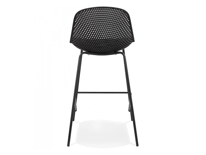 Lot de 4 tabourets mi-hauteur LOKI noir