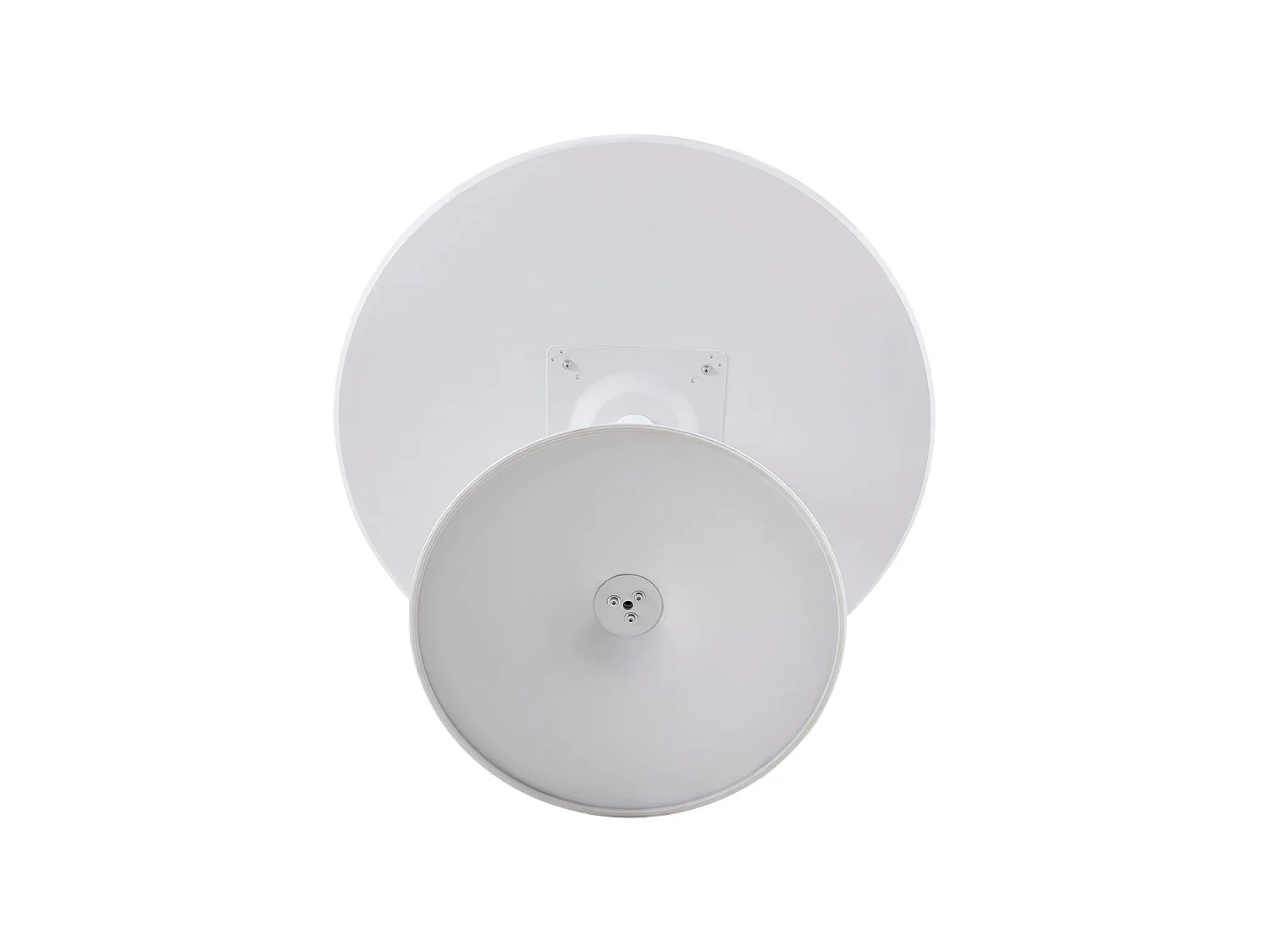 Mesa de comedor redonda sybil blanco para hogar moderno mueble de almacenaje  - Homekit
