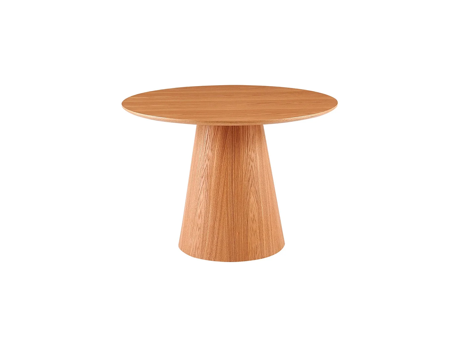 Mesa de comedor redonda bertha natural y madera para hogar moderno mueble de almacenaje  - Homekit