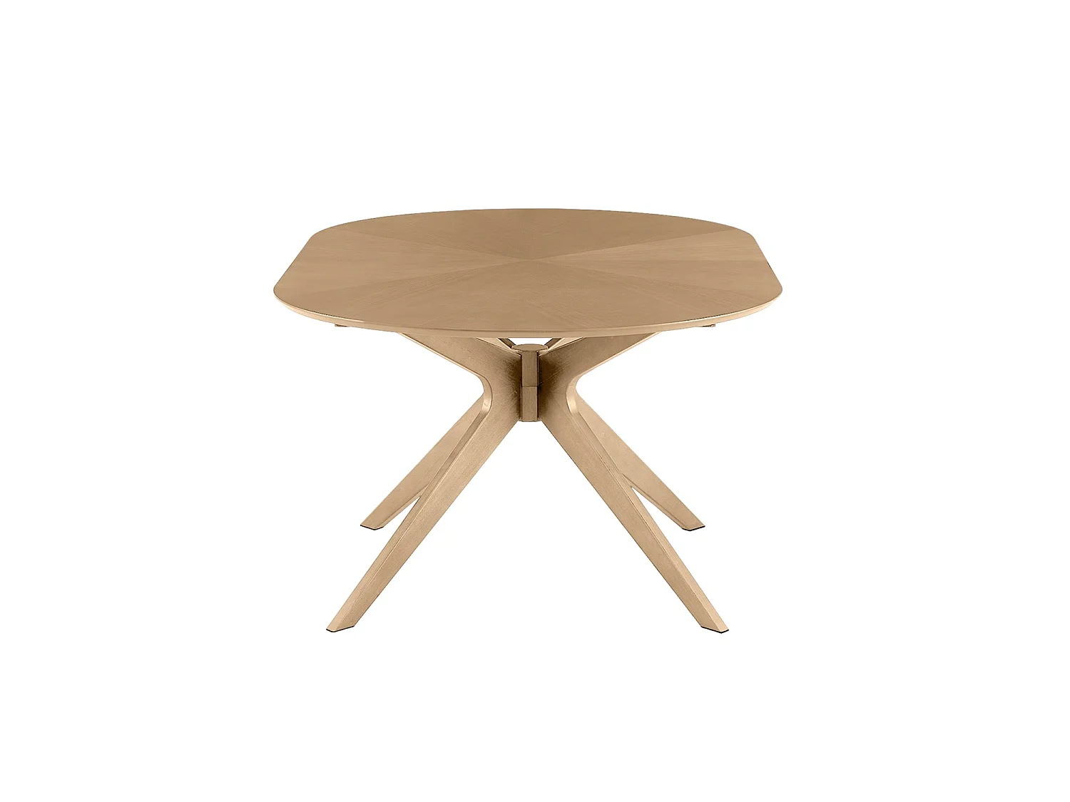 Mesa de comedor ovalada gina natural y madera para hogar moderno mueble de almacenaje  - Homekit