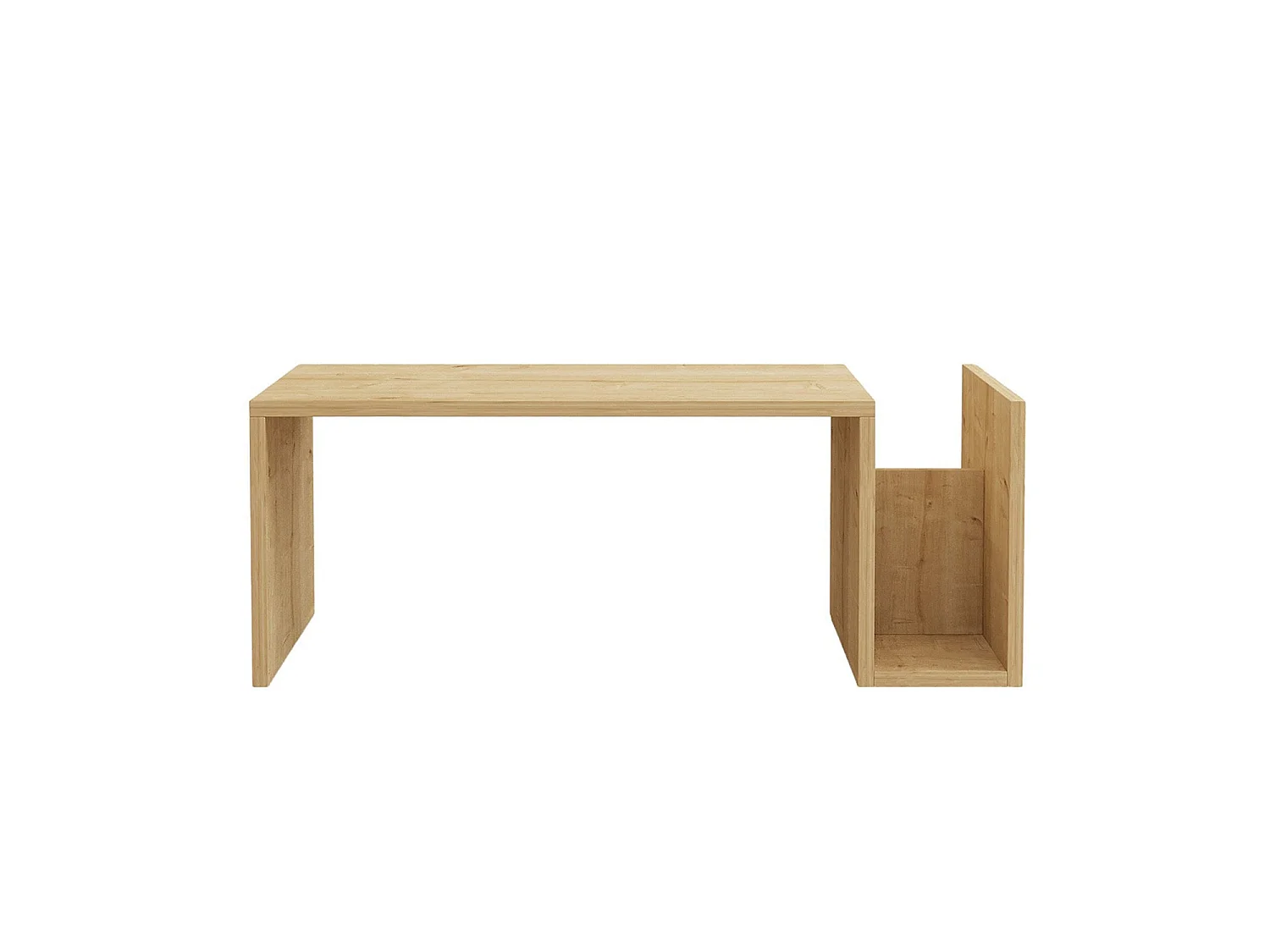 Mesa de centro audra natural y madera para hogar moderno mueble de almacenaje  - Homekit