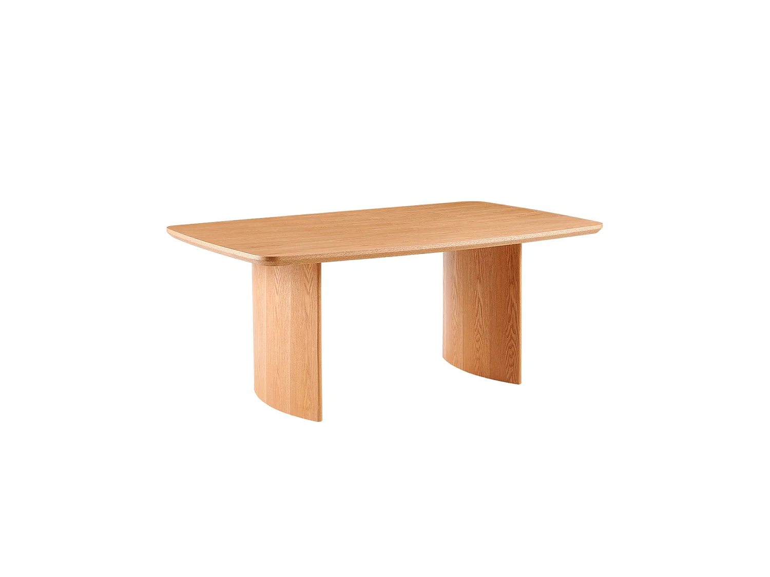 Mesa de comedor rectangular erin natural y madera para hogar moderno mueble de almacenaje  - Homekit