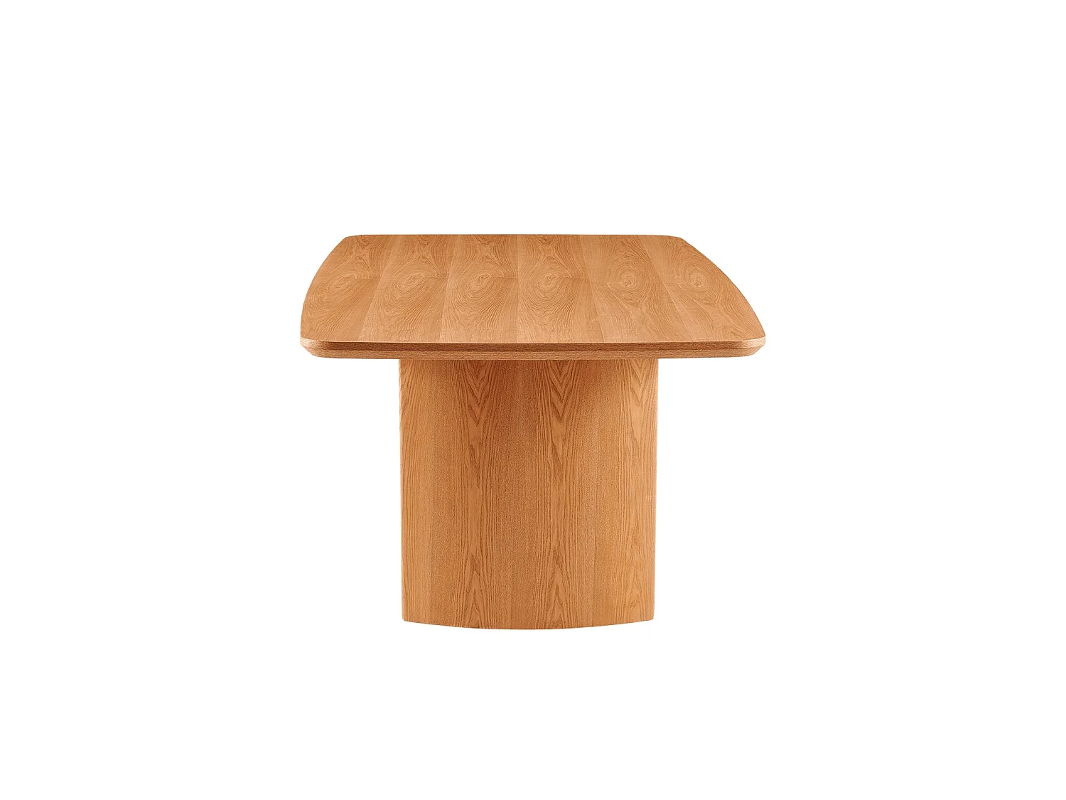 Mesa de comedor rectangular erin natural y madera para hogar moderno mueble de almacenaje  - Homekit