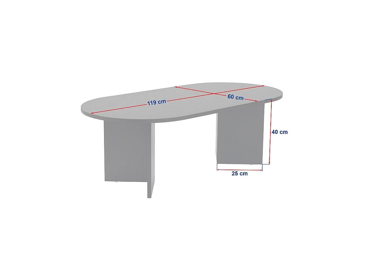 Mesa de centro ovalada arline travertino para hogar moderno mueble de almacenaje  - Homekit