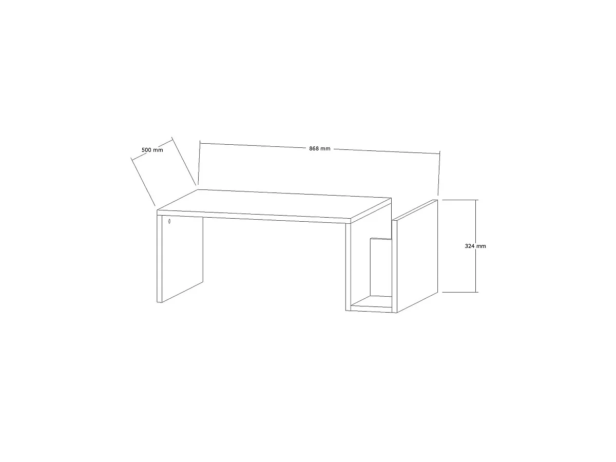 Mesa de centro audra travertino para hogar moderno mueble de almacenaje  - Homekit