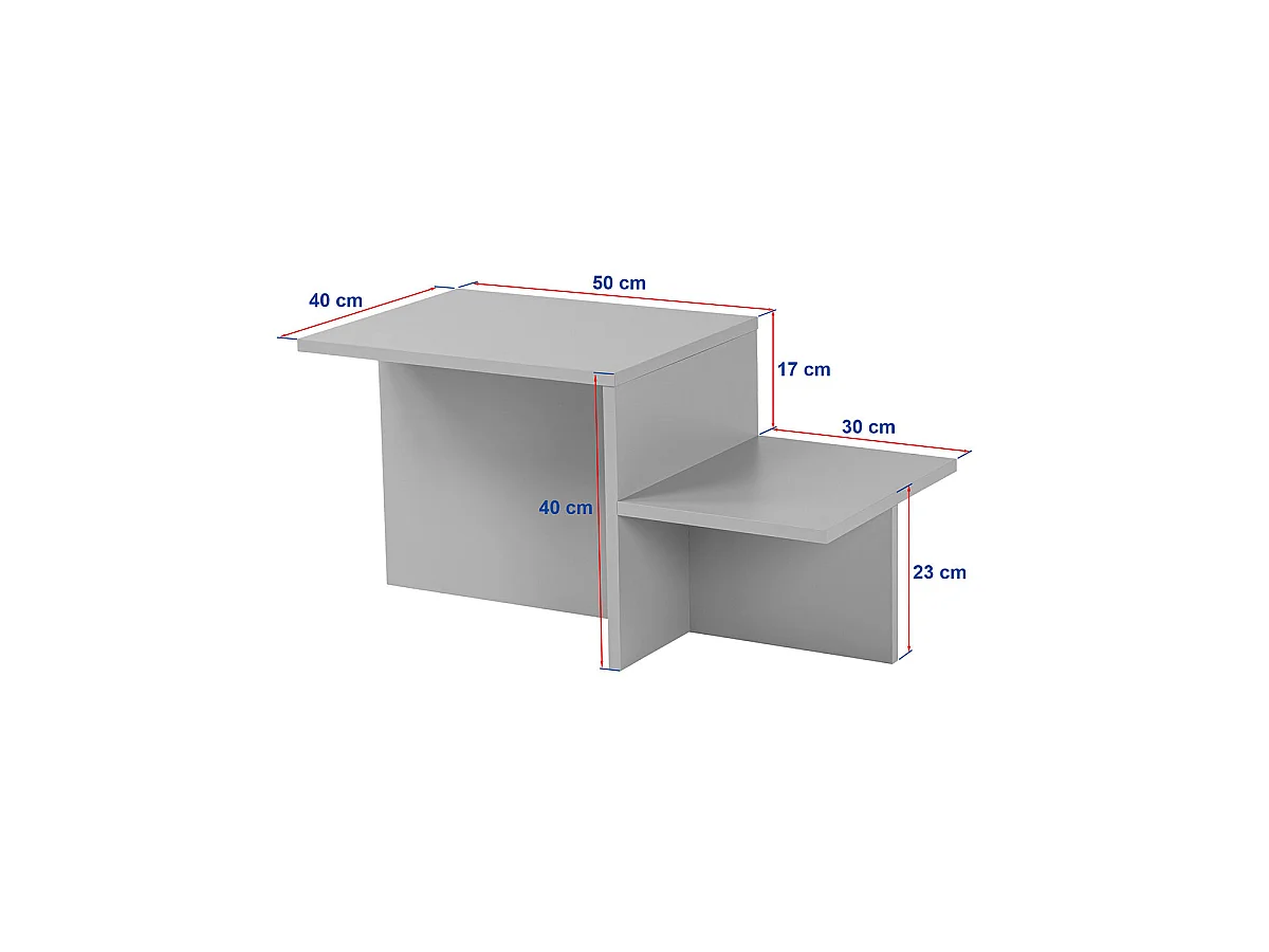 Mesa de centro kelly travertino para hogar moderno mueble de almacenaje  - Homekit