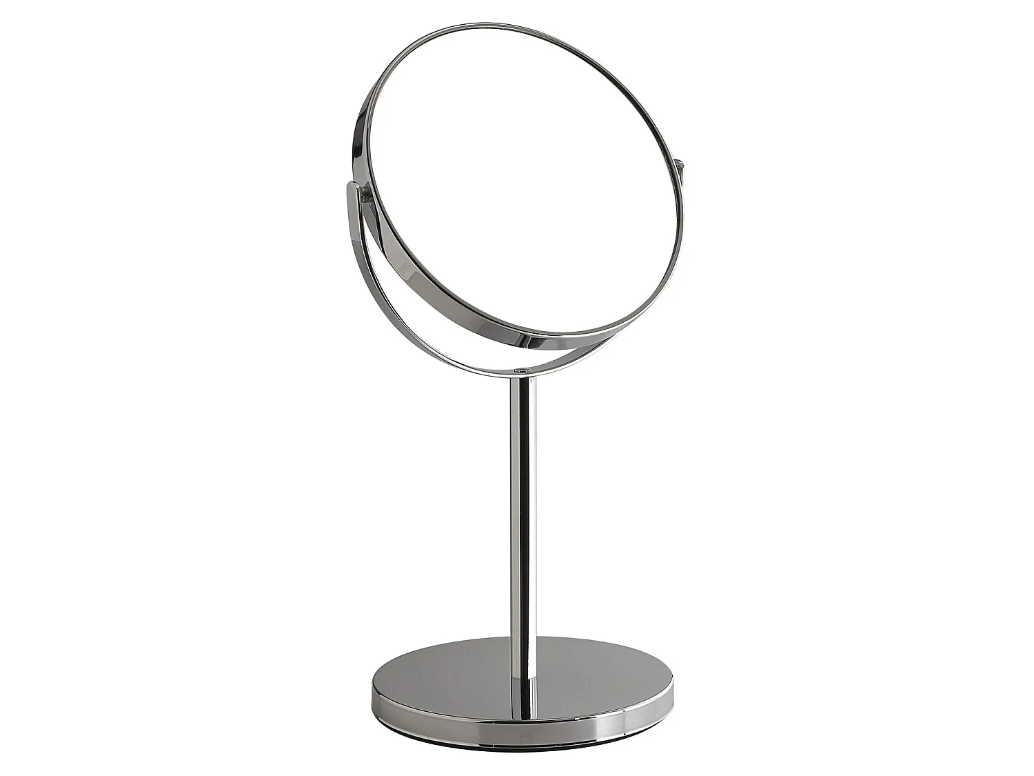 Miroir Grossissant Double Face 5X Sur Pied Finition Chromée | Anna