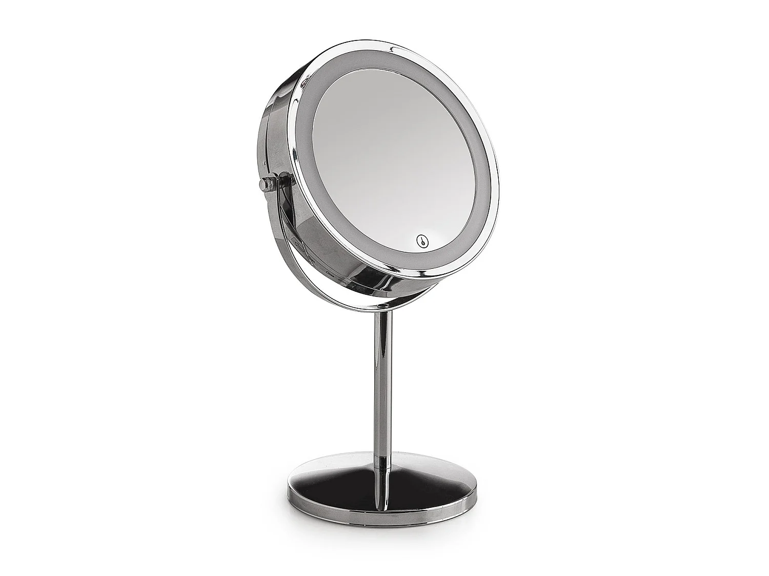 Miroir Grossissant Double Face 5X Avec Éclairage Led Chromé | Gemma