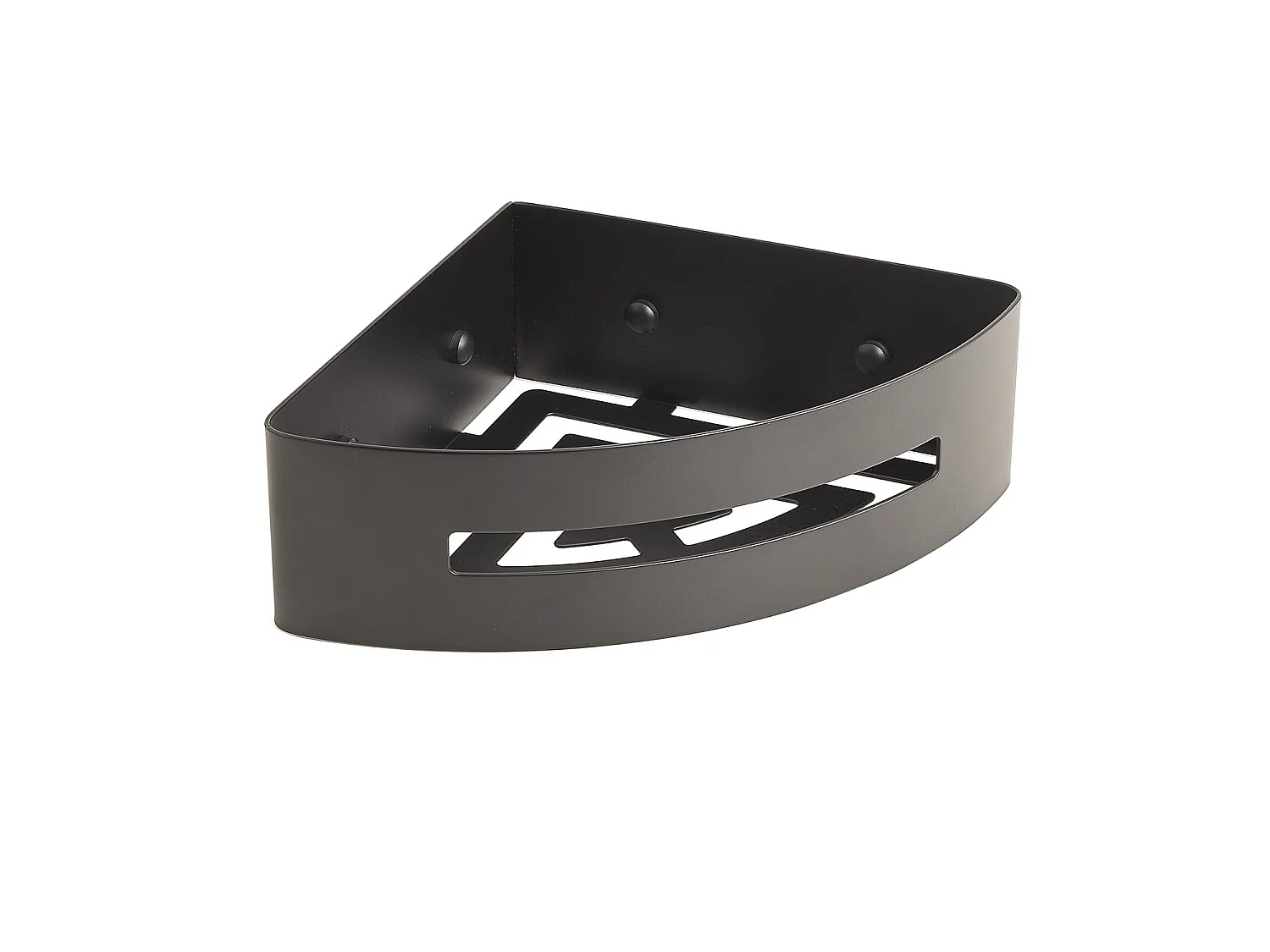 Porte-Objets De Douche D’Angle Noir Mat | Peonia